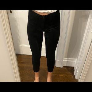 J Brand Cuffed Black Skinny Pants